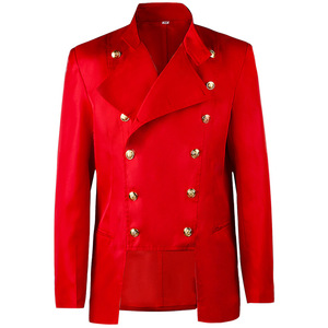 <span class=keywords><strong>2022</strong></span> nouveau européen et américain Halloween noël rouge col montant veste manteau Double boutonnage <span class=keywords><strong>Cos</strong></span> robe Performance - Product Image 1