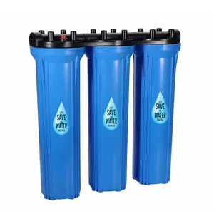 Miglior 20 "x 4.5" filtro acqua triplo 20 pollici X4.5inch 3 fasi per la depurazione delle acque all'aperto o industriale