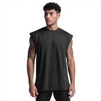 Débardeur sans manches pour homme, coupe courte et ample, style streetwear décontracté, idéal pour le sport et l'entraînement