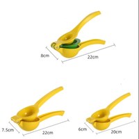 Presse-fruits en métal de qualité supérieure 2 en 1 double couche en alliage d'aluminium presse-citron portable presse-citron vert manuel presse-agrumes