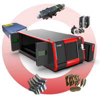 Machine de découpe laser à fibre 3015 à double plateforme échangée et encastrée, 1500W, 3000W, 6000W, pour acier inoxydable - Prix