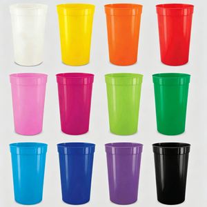 Bulk Order Plastic Advertising Cup Gradient Color Design Various Sizes for Choice for Tailgate Parties PRS - Product Image 5