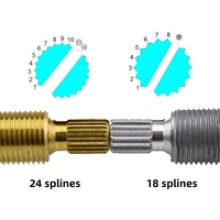 Potentiomètre CTS Bonens pour guitare électrique et basse, bouton de volume et de tonalité, 250K 500K 100-1M, film de carbone, axe en cuivre et aluminium, 0.15W