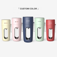 Licuadora Portátil Recargable USB de 400 ml con Carcasa de PC para Cocina, Electrodoméstico, Máquina Exprimidora Eléctrica