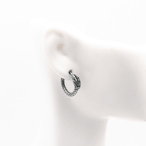 Yunnique – boucles d'oreilles à clip en forme de dragon, style chinois, signe du zodiaque, en acier inoxydable, bijoux unisexes - Product Image 4