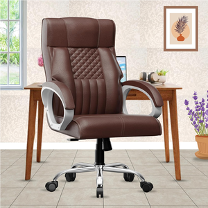 Jl Ấn Độ bán chạy nhất bán buôn giá rẻ anji New PU da ghế máy tính thoải mái dành cho người lớn Ergonomic Ông Chủ Ghế văn phòng - Product Image 3