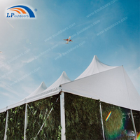 Conception personnalisée 25x30M 25x40M 25x50M tente de fête avec toit unique pour exposition spéciale de luxe à vendre