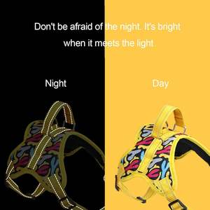 Harnais réfléchissant réglable pour chien Oem Respirant Soft Air Mesh No Pull Starter <span class=keywords><strong>Free</strong></span> Small Medium Puppy <span class=keywords><strong>Dog</strong></span> Pet Harnesses - Product Image 6