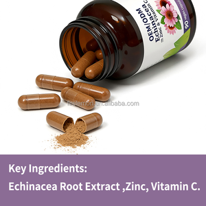 OEM/ODM Ekinezya Ekstresi Kapsülleri Çinko ve C Vitamini İçeren Bağışıklık Destekleyici Formül Yetişkinler İçin Uygundur Ekinezya Takviye Edici Gıda - Product Image 4