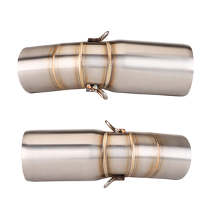 Tuyau de raccordement intermédiaire en acier inoxydable pour échappement de moto Benelli Leoncino 500 BJ500, compatible avec silencieux de 51 mm - Product Image 5