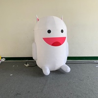 Costume de robot gonflable certifié CE avec ventilateur intégré pour la publicité en intérieur et en extérieur, les événements de divertissement, les fêtes, les festivals, la décoration