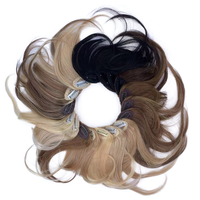 Extensions de franges droites 3D Air Bangs JS Brand en cheveux humains Remy indiens pour femmes, invisibles, à clipser, adaptées à la teinture plus claire