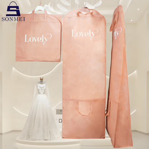 Tissu non tissé Ultra-long vêtements personnalisés robe de mariée robe de mariée sac - Product Image 5
