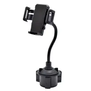 Portavasos ajustable Universal de 360 grados para coche, soporte para teléfono móvil con Clip automático, para compras en línea de <span class=keywords><strong>Amazon</strong></span> - Product Image 1