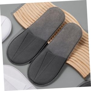 Pantuflas Desechables para Huéspedes, Pantuflas de Casa al por Mayor, Pantuflas de Spa, Pantuflas de Forro Polar de Coral para Interiores, Pantuflas de Hotel para el Hogar, Dormitorio, Viajes - Product Image 5