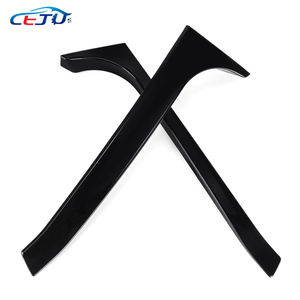 2Pcs Car Rear Window Spoiler Side Wing Canard Canards Splitter pour VWGolf <span class=keywords><strong>6</strong></span> MK6 GTI/GTR/GTD - Product Image 5