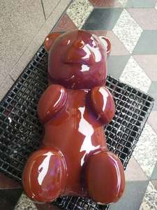 Store Promotional Visual Merchandising Transparent Resin <strong>Gummy</strong> <strong>Bear</strong> <strong>Statue</strong> - Product Image 5