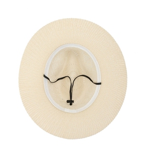 หมวกปานามาคลาสสิก ระบายอากาศได้ดี ปีกกว้าง สำหรับผู้ชายและผู้หญิง พร้อมสายรัดคาง - Product Image 6