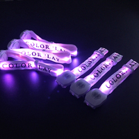 Montre de musique télécommandée Logo personnalisé LED clignotant LED bracelet LED contrôleur LED Bracelets RF