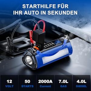 <span class=keywords><strong>6</strong></span> trong <span class=keywords><strong>1</strong></span> LED hiển thị 12V battery Booster sạc khẩn cấp 3000A Xách Tay Xe nhảy khởi động ngân hàng điện với máy bơm không khí - Product Image 3