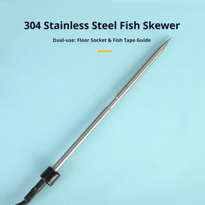 Cordon de pêche en acier inoxydable avec boucle de verrouillage pour poisson vivant, cordon de verrouillage portable pour leurre de pêche en fil d'acier - Product Image 4