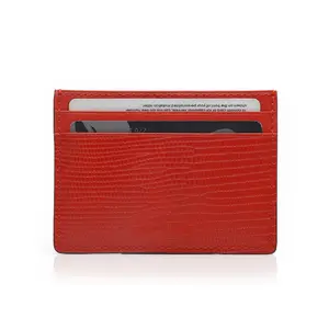 hot selling Factory Wholesale Supplier Sublimation genuine Leather Credit card Business Card Holder slim leather card holder