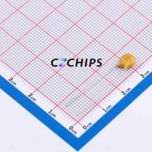 ตัวเก็บประจุเซรามิกแบบ Through-Hole รุ่น CT81M5Y5V1B102MSEAT0 ชนิด Through-Hole Component (THT), ระยะขา P=5 มม. 1nF 20% 2kV Y5V - Product Image 1