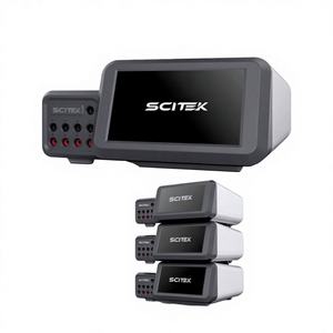 Fuente de alimentación para electroforesis SCITEK, 4 grupos de salida en paralelo, pantalla táctil LCD retroiluminada, 10 programas, pantalla táctil grande de 7 pulgadas - Product Image 1