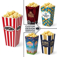 Seau à Popcorn en Plastique Personnalisé de Haute Qualité pour Enfants, Réutilisable, avec Logo Personnalisé, Boîte à Popcorn en Plastique pour Enfants