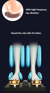 Silla de masaje Shiatsu de cuerpo completo de gravedad cero 8D para uso doméstico de lujo, almohada en forma de U, tapicería de cuero, masaje Bluetooth AI - Product Image 3