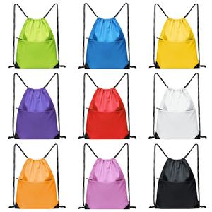 Mochila OEM grande con cierre de cremallera, logotipo personalizado, material de poliéster, para camping, escalada, gimnasio, viajes, baloncesto, con cuerda y letras. - Product Image 2
