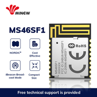 Moins cher PCB nordique nRF52805 Transmission transparente UART Module basse énergie Ble Bluetooth sans oscillateur à cristal 32K