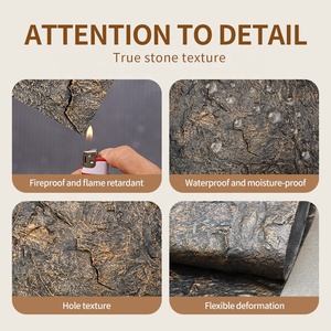 Linh hoạt đá mềm đá nền bảng nội thất và ngoại thất tường trang trí Tấm Đá kết cấu đá tấm travertine - Product Image 5