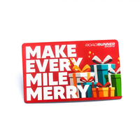 Tarjeta de regalo de pantalla de seda de PVC personalizada GSC con código de barras Qr