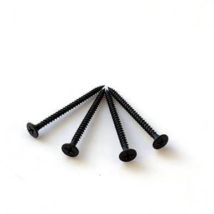 150 vis à cloison sèche industrielles à oxyde noir, autotaraudeuses, phosphatées, à filetage fin - Product Image 4