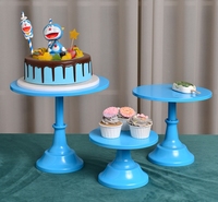 Support à gâteau rond en fer coloré, présentoir à desserts et pour mariages, pour les célébrations d'anniversaire et autres événements, outils pour gâteaux