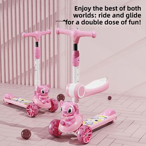 <span class=keywords><strong>Monopattino</strong></span> per Bambini in Plastica Economico all'Ingrosso, Pieghevole a 3 Ruote, <span class=keywords><strong>Monopattino</strong></span> Musicale per Bambini, Giocattolo per Uso Esterno - Product Image 5