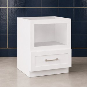Microwave Base Cabinet 30 Inch Shaker 2-Drawer Open Shelf RTA Wholesale Vietnam Factory - Product Image 3