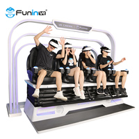 Simulateur de cinéma VR 5D pour usage commercial en intérieur, système audio surround professionnel, chaise rétractable, films haute définition pour