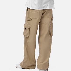 Pantalones Cargo de Hombre, Estilo Urbano, de Algodón, Corte Holgado, Pierna Ancha, con Múltiples Bolsillos, Personalizables, Nueva Moda OEM - Product Image 5