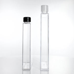 Botella de agua cuadrada de viaje deportiva portátil de estilo de libro más nuevo, botella de taza plana informal, botella de agua de plástico de 500ml y 750ml - Product Image 5