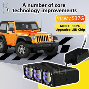Projecteur laser LED <span class=keywords><strong>KLT</strong></span> Factory 2026 dernière génération 114W, double mode blanc-jaune, pour phare antibrouillard/phare de <span class=keywords><strong>conduite</strong></span> tout-terrain - Product Image 4