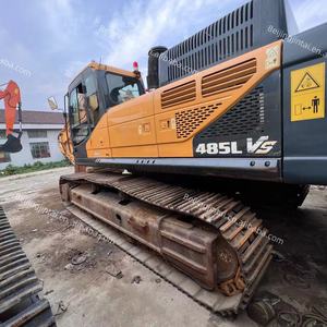 Excavatrice Hyundai R485LVS d'occasion de haute qualité, modèle 2022, provenance Corée du Sud, poids opérationnel 48T, godet 2,2m, moteur, pompe, engrenages - Product Image 5