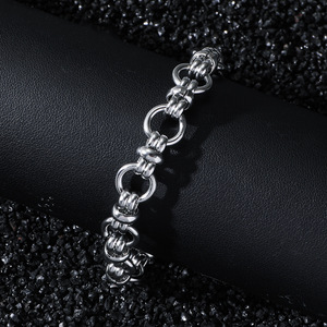 Nueva Innovación en Joyería: Brazalete de Cadena de Aleación con Diseño Simple y Personalizado, Estilo Hiphop, Decoración para Hombre, Joyería de Moda al por Mayor - Product Image 2