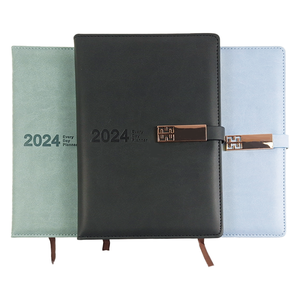 Agenda Agenda en Cuir Souple de <span class=keywords><strong>365</strong></span> <span class=keywords><strong>Jours</strong></span>, Anglais, Espagnol, Allemand, Agenda A5 - Product Image 4