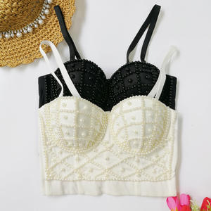 Top Corto Sexy con Schiena Scoperta e Ombelico Esposto, Bustier a Lisca di Pesce, Reggiseno Corsetto Dolce e Fresco per Donne - Product Image 3