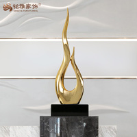 Feng shui — statue de décoration, base en marbre, décor de petite sculpture en résine