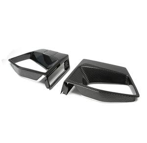 Guardabarros delanteros de fibra de carbono seca Canards, embellecedor de ventilación de conducto de aire, Juego de 4 piezas para <span class=keywords><strong>BMW</strong></span> F97 <span class=keywords><strong>X3M</strong></span> F98 X4M <span class=keywords><strong>2022</strong></span> + - Product Image 4