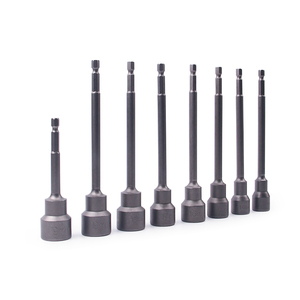 S2 Magnetic Allen Hex <strong>Socket</strong> H5 6 7 8 9 10 11 12 13 14 15 16 17 18 19mm Nut Screwdriver Bits 1/4 Shank 42 65 100 150 200mm - Product Image 2