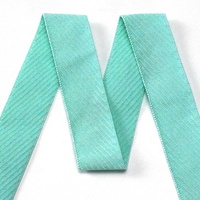 Sangle élastique personnalisée double face en twill brillant pour accessoires de décoration de vêtements et de cheveux